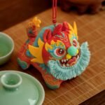 Feng Shui Wealth Guardian Charm Pouch – Embroidered Lucky Beast Ornament - Image 5