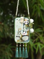 Antique Embroidered Hanfu Bags For Phones Cute Wallet