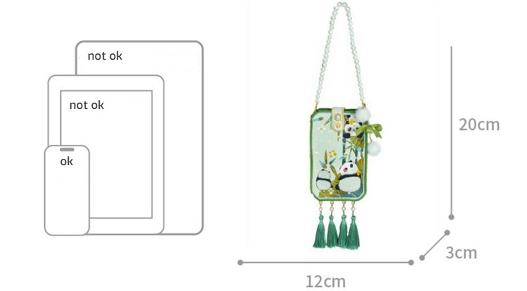 Embroidered Hanfu Bags For Phones