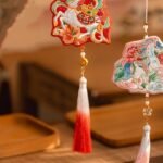 Embroidered Horse Sachet Lucky Charm – Chinese Fragrance Pouch for Hanfu & Gift