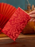 Lucky Horse Embroidered Chinese Red Envelope Bag – Lunar New Year Gift - Image 4