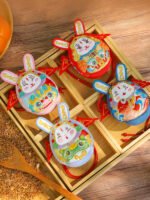 3D Rabbit Sachet Packet Embroidered Bunny Hanging Decor