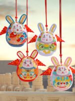 3D Rabbit Sachet Packet Embroidered Bunny Hanging Decor - Image 2