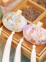 Enchanting Embroidered Sachets Ancient Style Prayer Pendant