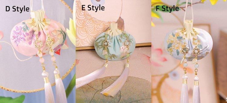 Ancient Style Embroidered Sachets