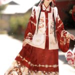 Embroidery Christmas Hanfu Women’s New Year Dress Winter