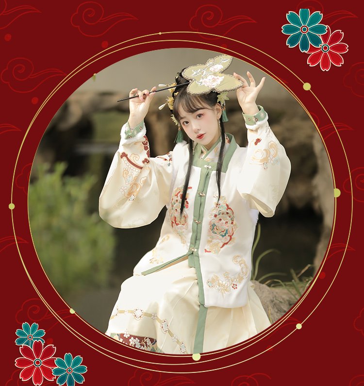 Embroidery Christmas Hanfu