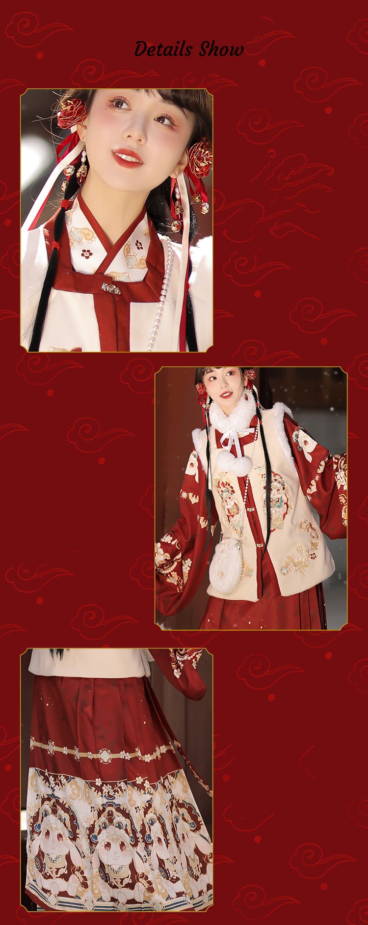 Embroidery Christmas Hanfu