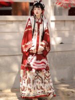 Embroidery Christmas Hanfu Women’s New Year Dress Winter - Image 2