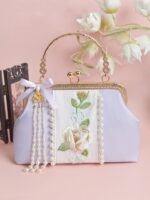 Double Sided Embroidery Tote Bag Fashion Versatile Handbag - Image 2