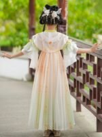 Ethereal Chinese Girl Dress Embroidery Fairy Hanfu Costume - Image 4