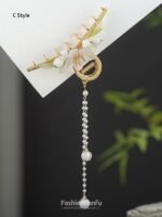 Fashion Hanfu Asian Hair Accessories Back of Head Hairpin Women - Image 3