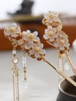 Fashion Hanfu Asian Hair Pins Handmade Original Retro Step Shaking