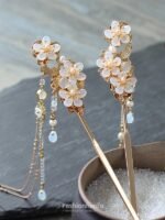 Fashion Hanfu Asian Hair Pins Handmade Original Retro Step Shaking - Image 2