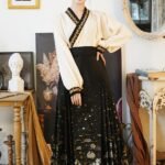 Fashion Hanfu Women’s Beautiful Hanfu High Waist Slim Dress