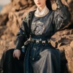 Chinese Traditional Costumes Black Hanfu Male Cosplay Men Women