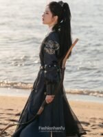 Chinese Traditional Costumes Black Hanfu Male Cosplay Men Women - Image 3