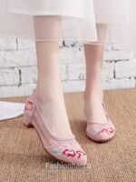Fashion Hanfu Embroidered Shoes Women’s Cheongsam Shoes - Image 5