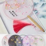 Embroidery Chinese Fan Hanfu Fan Classical Embroidery Fan