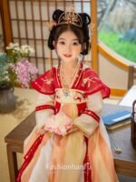 Fashion Hanfu Chinese Girl Clothes Embroidery Princess Cosplay Dress