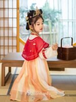 Fashion Hanfu Chinese Girl Clothes Embroidery Princess Cosplay Dress - Image 5
