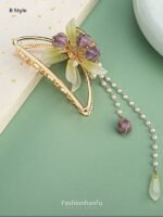 Fashion Hanfu Chinese Hair Clips Back of Head Clips Women - Image 2