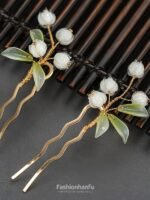 Fresh Hairpins Han Chinese Hair Clips Antique Jewelry Hair Accessories - Image 3