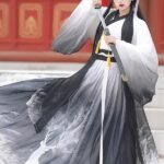 Chinese Hanfu Clothing Fairy Skirt Three-Piece Set