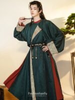 Hanfu Chinese Male Ancient Embroidery Hanfu Dress Cosplay - Image 2