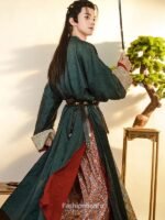 Hanfu Chinese Male Ancient Embroidery Hanfu Dress Cosplay - Image 3