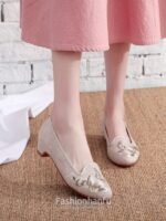 National Elegant Qipao Shoes Chinese Embroidered Shoes 3 Colors - Image 4