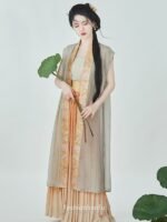 Fashion Hanfu Chinese Style Dress Long Modern Hanfu Dress Female
