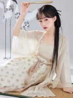 Fashion Hanfu Chinese Style Dresses Hanfu Style Embroidered Dress - Image 3
