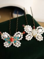 Fashion Hanfu Handmade Hanfu Cute Hair Clips Small Butterflies Cute Hairpins