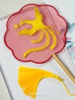 Hanfu Accessories Embroidered Hanfu Fan Chinese Style Round Silk Fan - Image 3