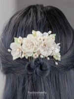 Fashion Hanfu Chinese Style Floral Hair Comb Vintage Hair Barrette - Image 2