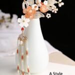 Fashion Hanfu Ancient Style Handmade Fairy Flower Hair Clips