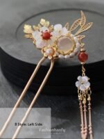 Fashion Hanfu Classical Hair Accessories Tassel Hair Pins For Wedding - Image 3
