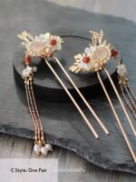 Fashion Hanfu Classical Hair Accessories Tassel Hair Pins For Wedding - Image 4