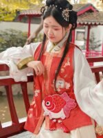 Hanfu Accessories Embroidered Hanfu Sachet Hanfu Messenger Bag