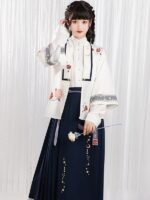 Chinese Traditional Improved Costume Hanfu Inspired Clothing