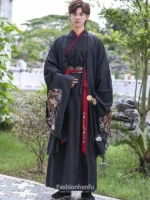 Fashion Hanfu | Chinese Ancient Traditional Black Hanfu Male