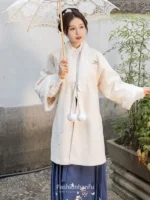 Fashion Hanfu Chinese Modern Hanfu Dress Female Winter
