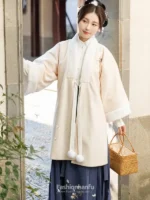 Fashion Hanfu Chinese Modern Hanfu Dress Female Winter - Image 2