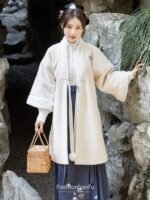 Fashion Hanfu Chinese Modern Hanfu Dress Female Winter - Image 3