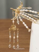 Fashion Hanfu Phoenix Hairpin Chinese Phoenix Bridal Pearl Hair Stick - Image 2