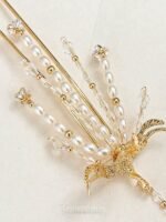 Fashion Hanfu Phoenix Hairpin Chinese Phoenix Bridal Pearl Hair Stick - Image 3