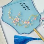 Chinese Round Fan Ancient Style Dance Fan Silk Fan Tuan Fan