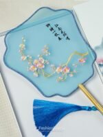 Chinese Round Fan Ancient Style Dance Fan Silk Fan Tuan Fan