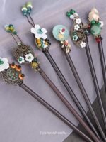 Fashion Hanfu Traditional Chinese Hair Sticks Wooden Hairpin Antique Hair Pin - Image 2